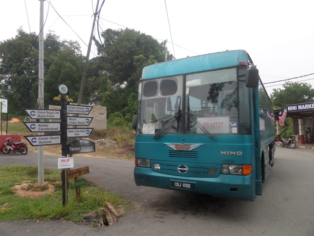 Bus from Kuala Tahan to Jerantut