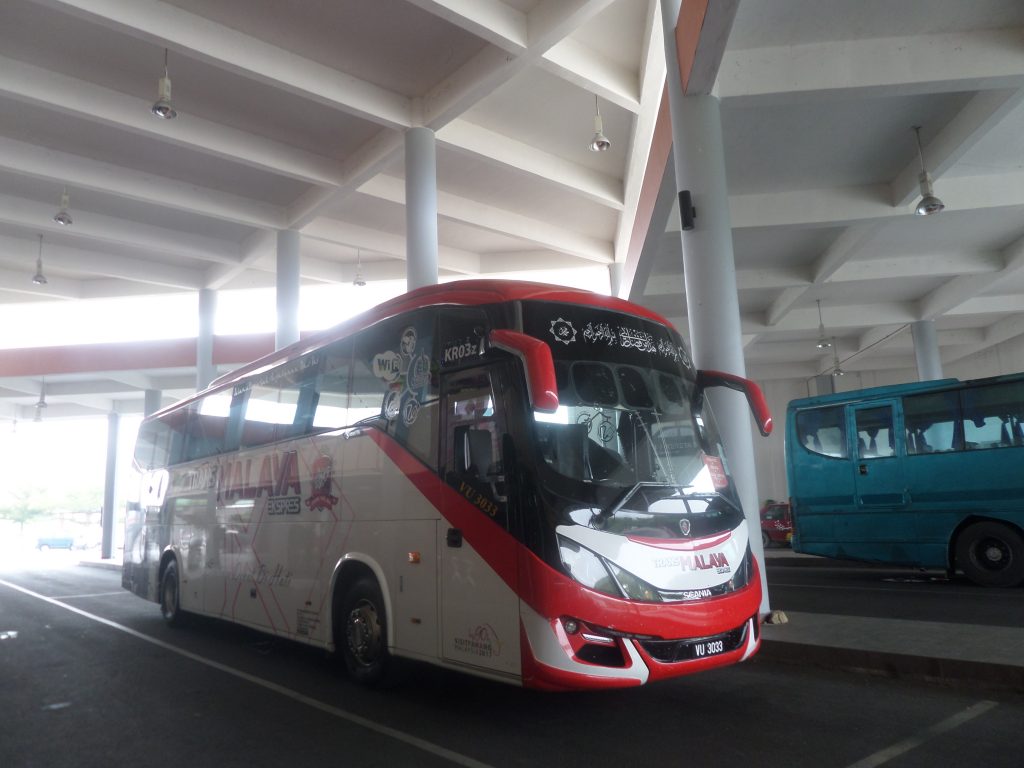 Transmalaya bus from Jerantut to Kuala Lumpur