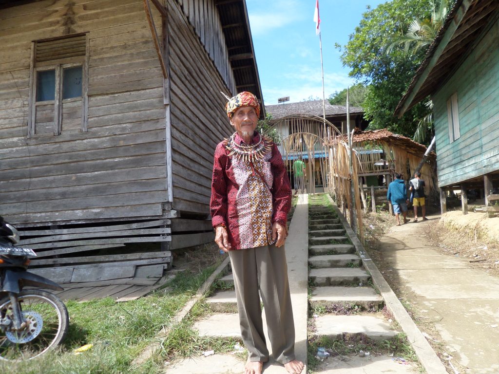 Village chief in Sebujit