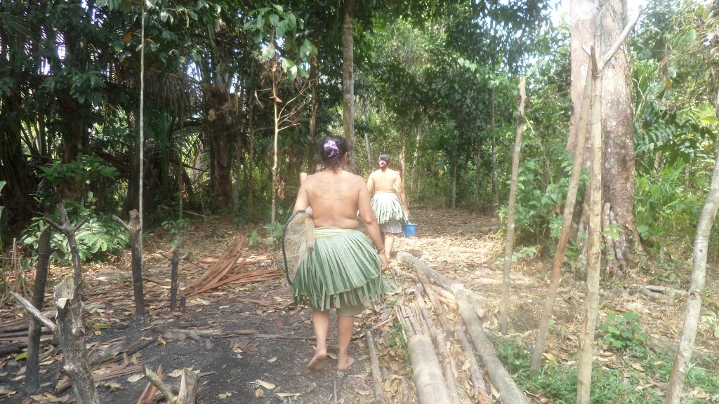 Mentawai women fishing