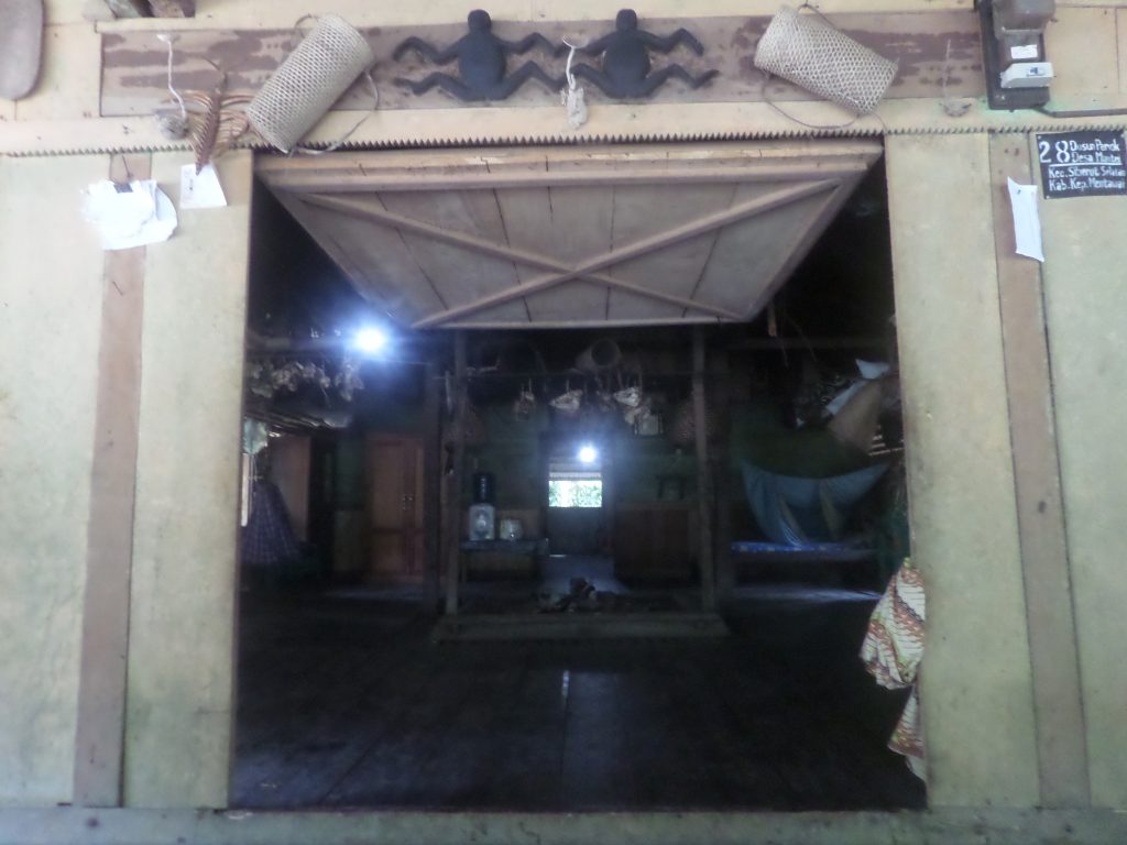 Door of a Mentawai house
